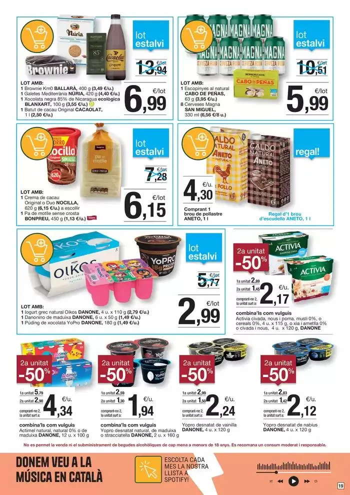 Catálogo de Ofertes vàlides del 18 al 31 de març 18 de marzo al 31 de marzo 2025 - Página 19