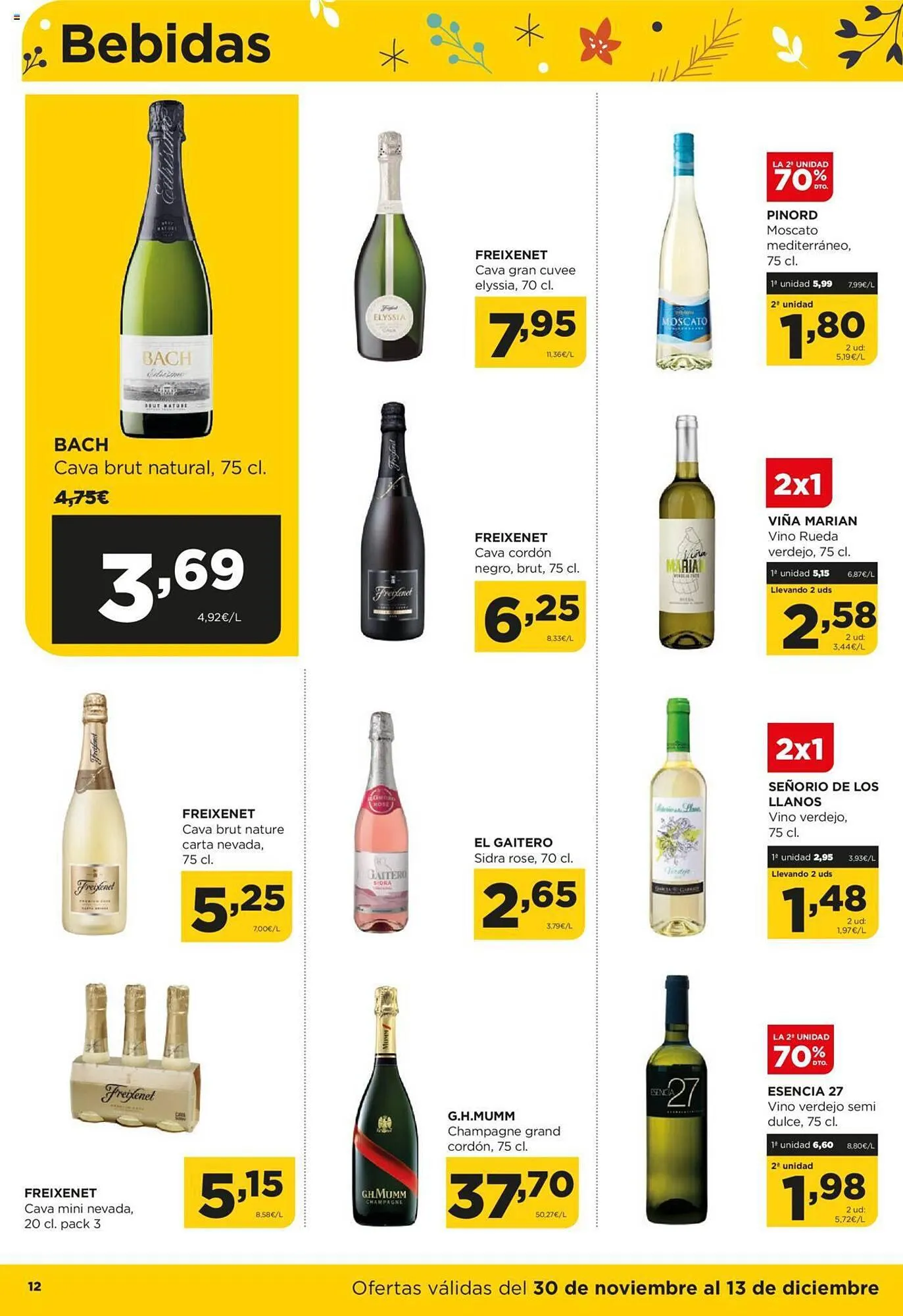 Catálogo de Folleto Alimerka 30 de noviembre al 13 de diciembre 2023 - Página 12