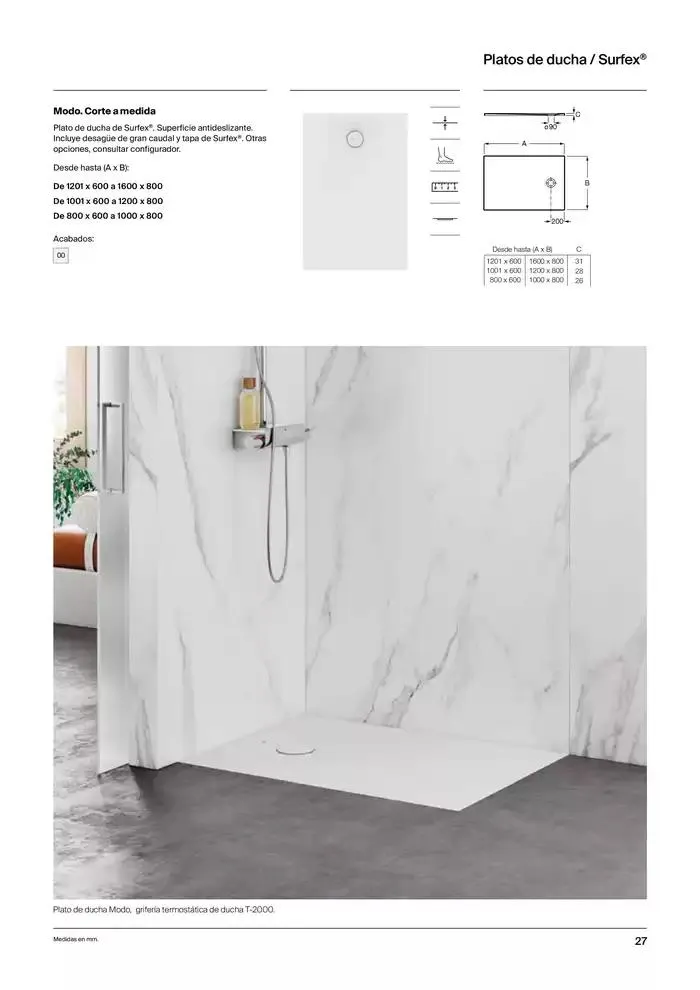Catálogo de Platos de Ducha, Bañeras y Mamparas 9 de enero al 31 de diciembre 2025 - Página 29