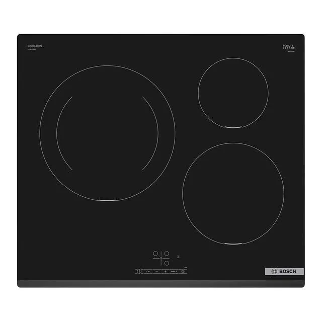 Placa inducción Bosch 3 zonas de cocción - PUJ631BB5E
