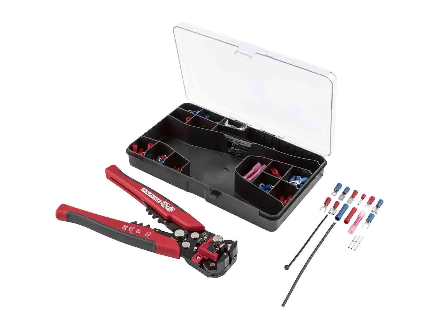 Crimpadora con accesorios 231 pzs