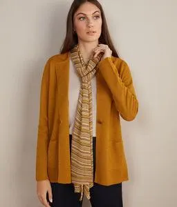 Bufanda de punto con motivo de rayas