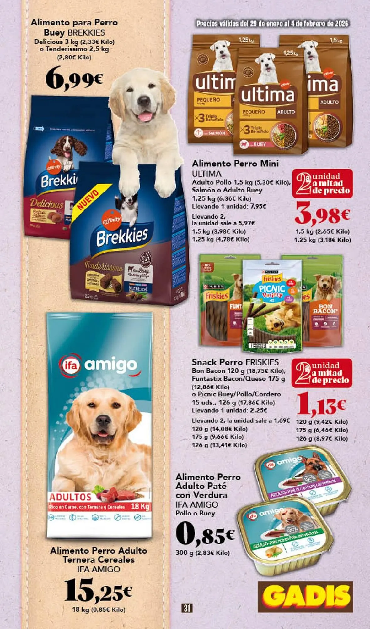 Catálogo de Folleto Gadis 29 de enero al 4 de febrero 2026 - Página 31