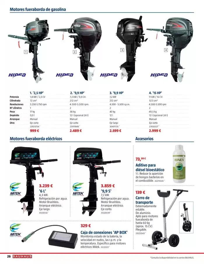 Catálogo de Náutica. Navegación y diversón 8 de abril al 9 de mayo 2025 - Página 26