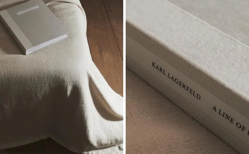 LIBRO A LINE OF BEAUTY DE KARL LAGERFELD