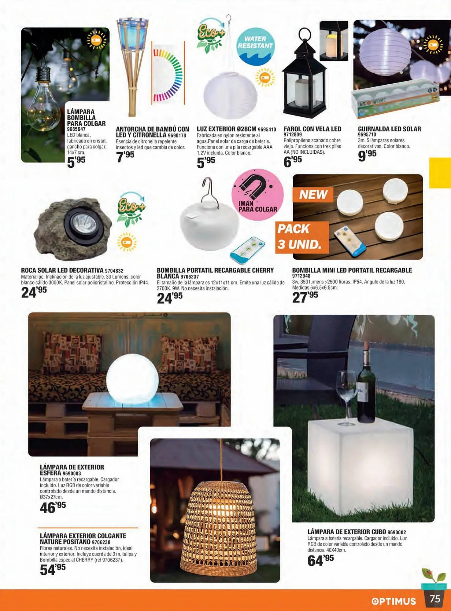 Catálogo de Folleto Optimus 27 de marzo al 31 de agosto 2023 - Página 75