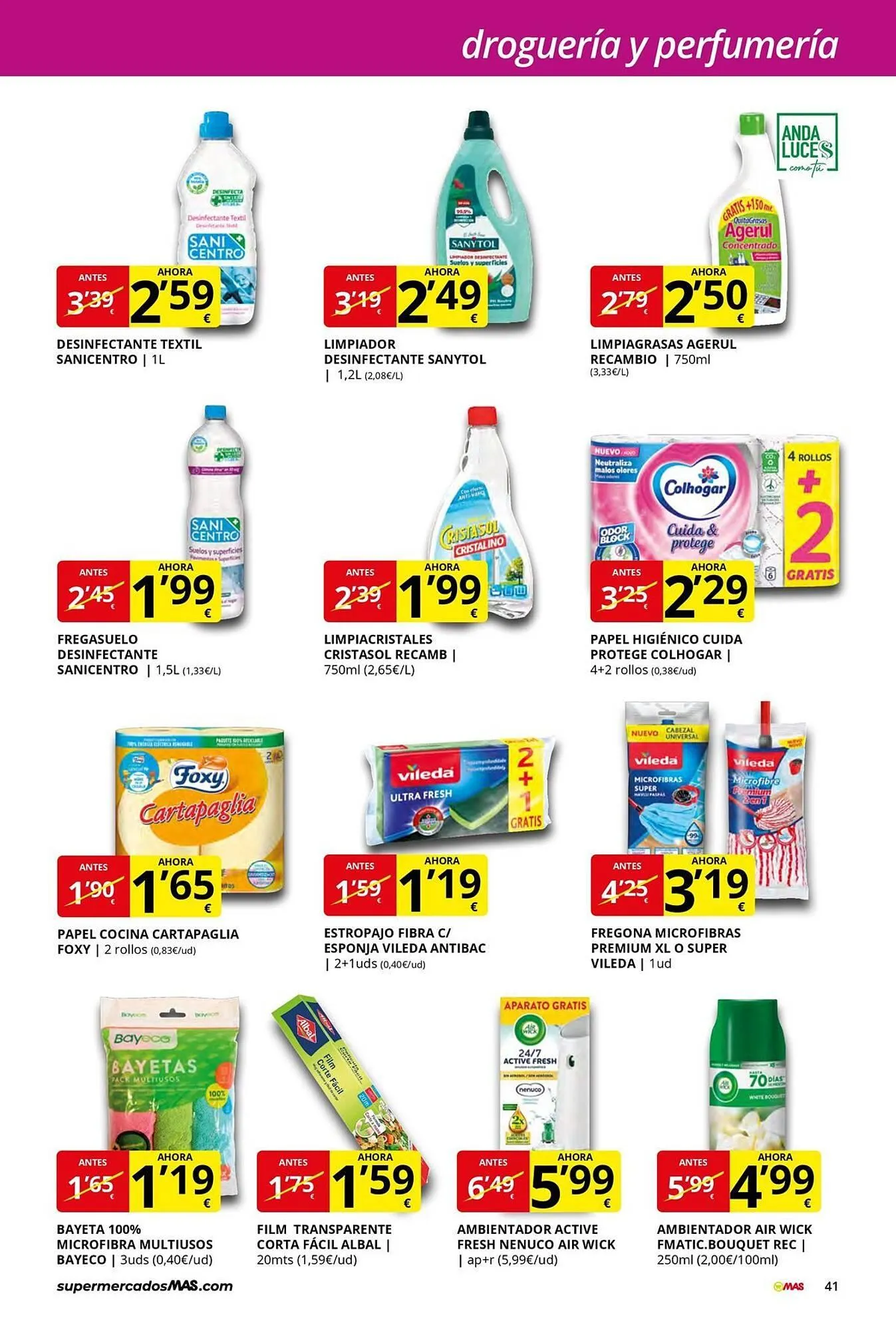 Catálogo de Folleto Supermercados MAS 8 de enero al 29 de enero 2026 - Página 41