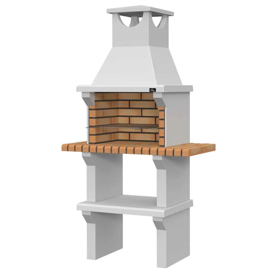 BARBACOA LEIRIA 105X47X190CM CON PARRILLA