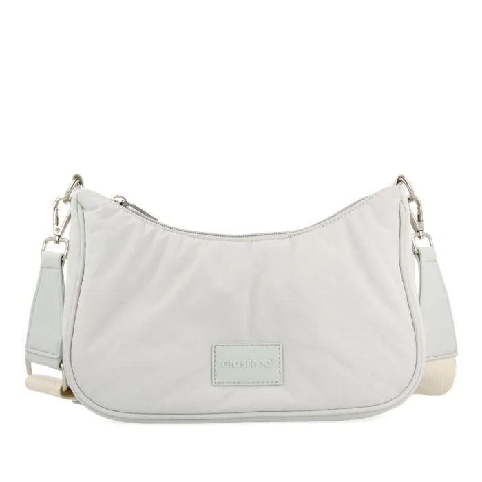BEIGE BAGUETTE BAG WITH OCOEE SHOULDER STRAP