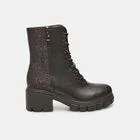 Botas militares de mujer con tacón midi