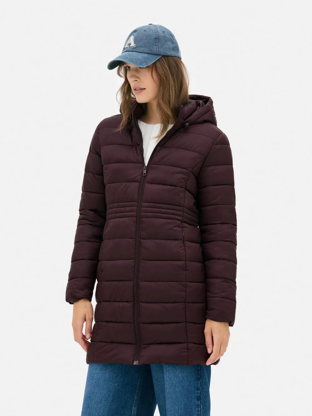 Piumino lungo ultraleggero