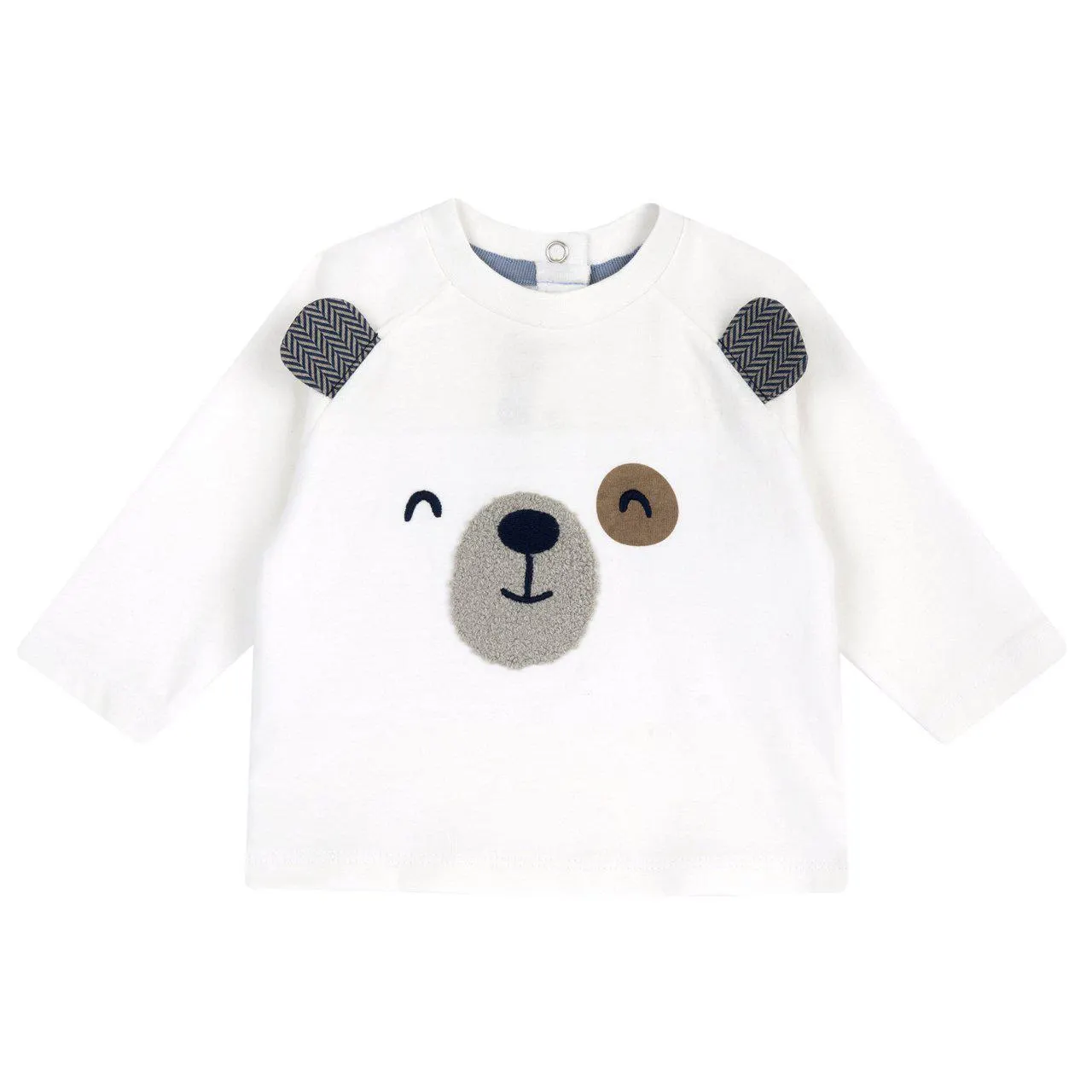 Camiseta osito con orejitas insertadas