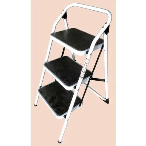 Escalera dom anch 3 peldaños 0,730mt acero bl homelux