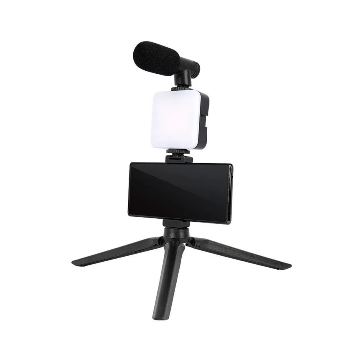 Kit de grabación KD-49 5W luz LED + trípode + micrófono Bluetooth