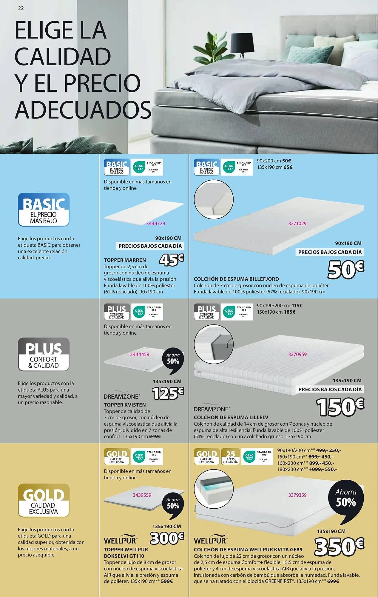 Catálogo de Folleto JYSK 15 de mayo al 11 de junio 2025 - Página 22