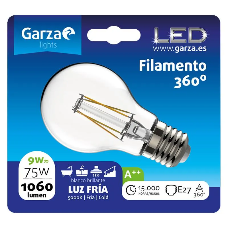BOMBILLA GARZA STD FILAMENTO 400828 75W