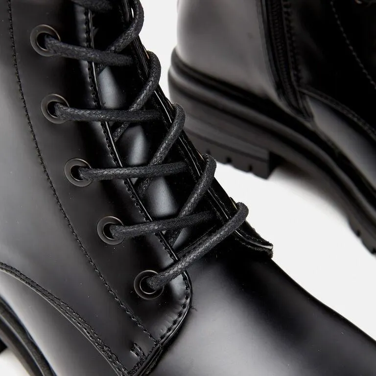 Botas Por La Rodilla Con Cordones