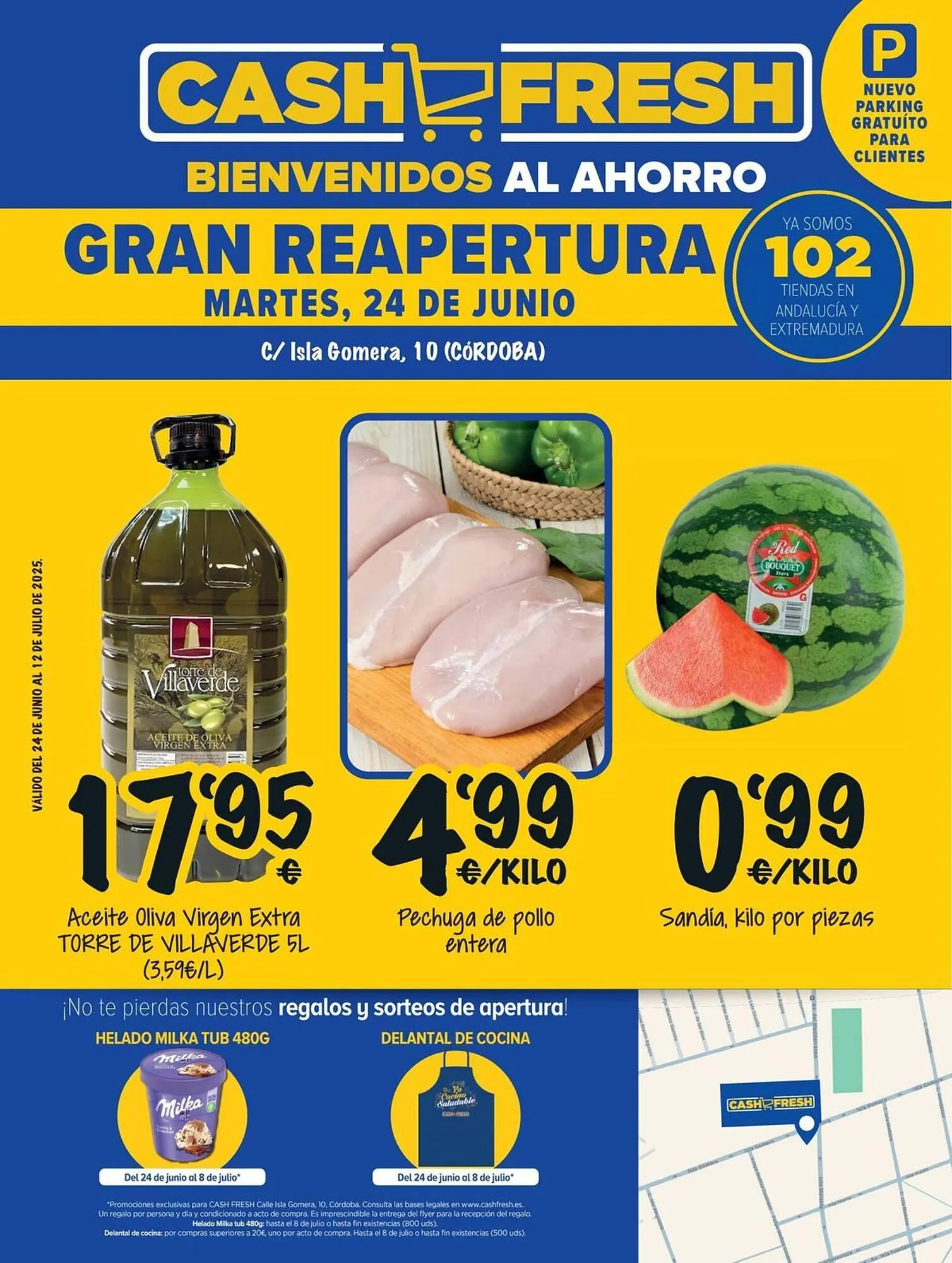 Catálogo de Folleto Cash Fresh 25 de junio al 12 de julio 2025 - Página 1