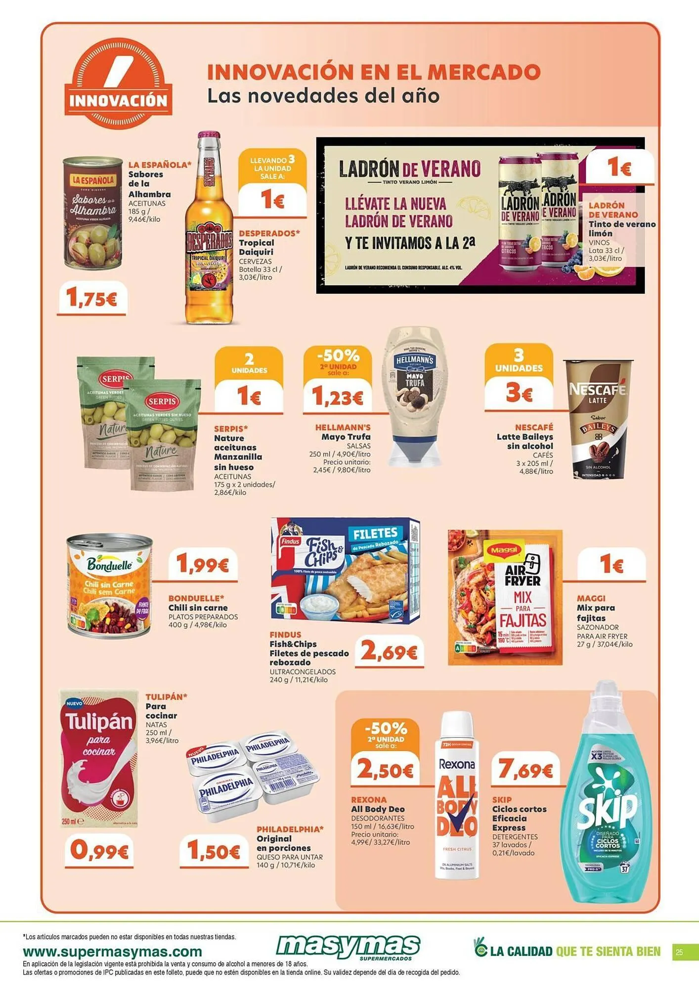 Catálogo de Folleto Masymas 26 de junio al 30 de julio 2025 - Página 25
