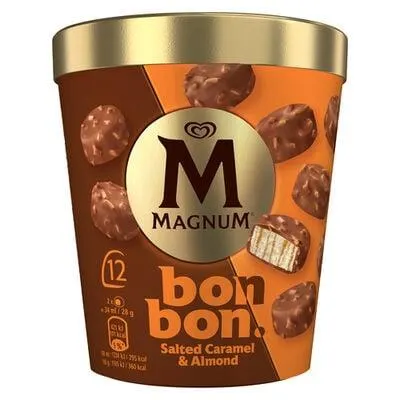 Helado Magnum Bonbon 12U Salt, Caramel &Almond