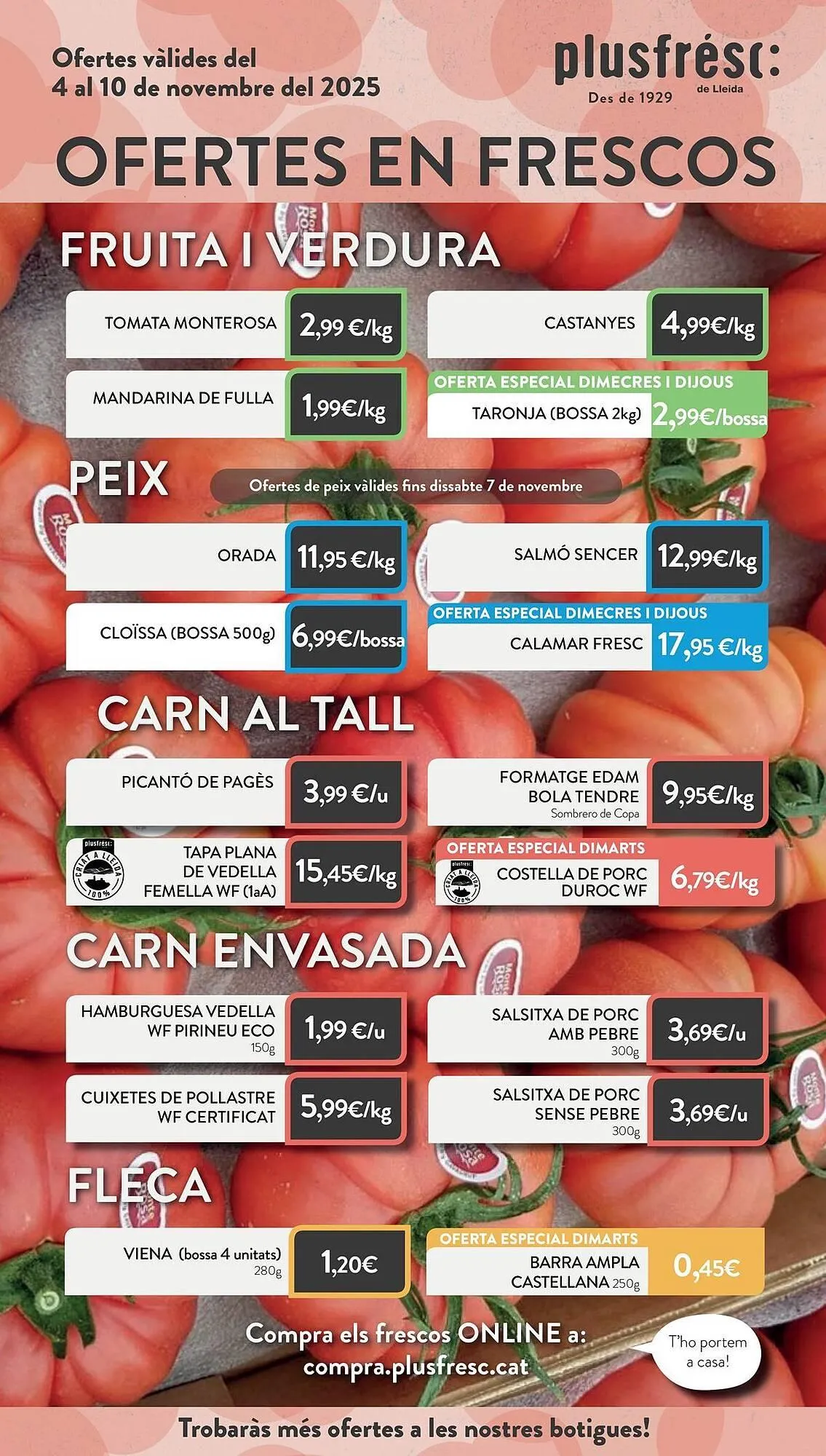 Catálogo de Folleto Plusfresc 5 de noviembre al 10 de noviembre 2025 - Página 1