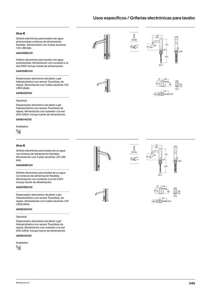 Catálogo de Colecciones de Baño, Muebles y Accesorios 9 de enero al 31 de diciembre 2025 - Página 351