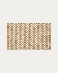 Portacepillos Macre de travertino beige