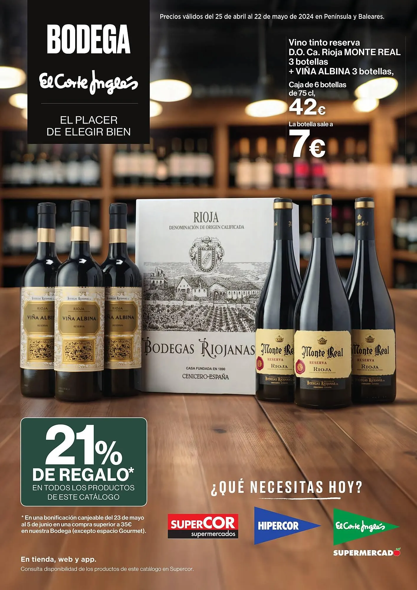 Catálogo de Folleto Supercor 25 de abril al 22 de mayo 2024 - Página 1