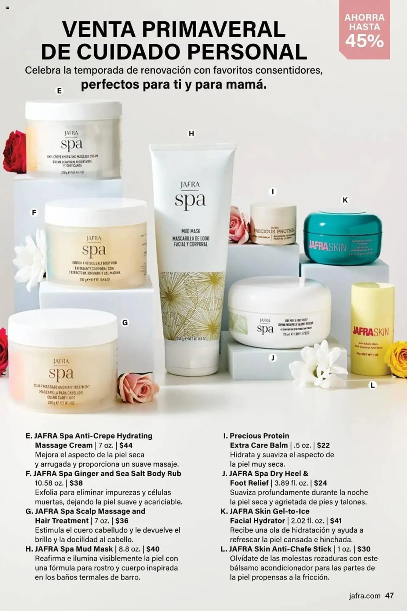 Catálogo de Folleto JAFRA 1 de abril al 30 de abril 2025 - Página 47