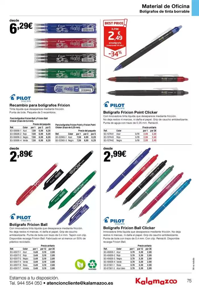 Catálogo de Staples Kalamazoo Catálogo General 9 de enero al 30 de septiembre 2025 - Página 75