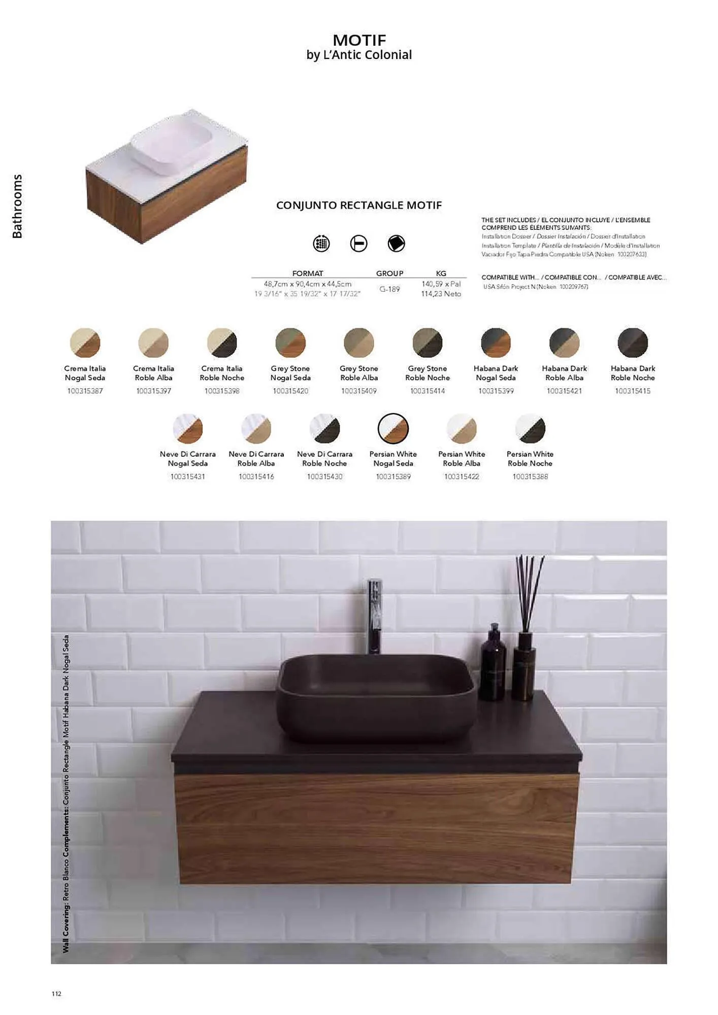 Catálogo de Folleto Porcelanosa 31 de marzo al 8 de febrero 2024 - Página 119