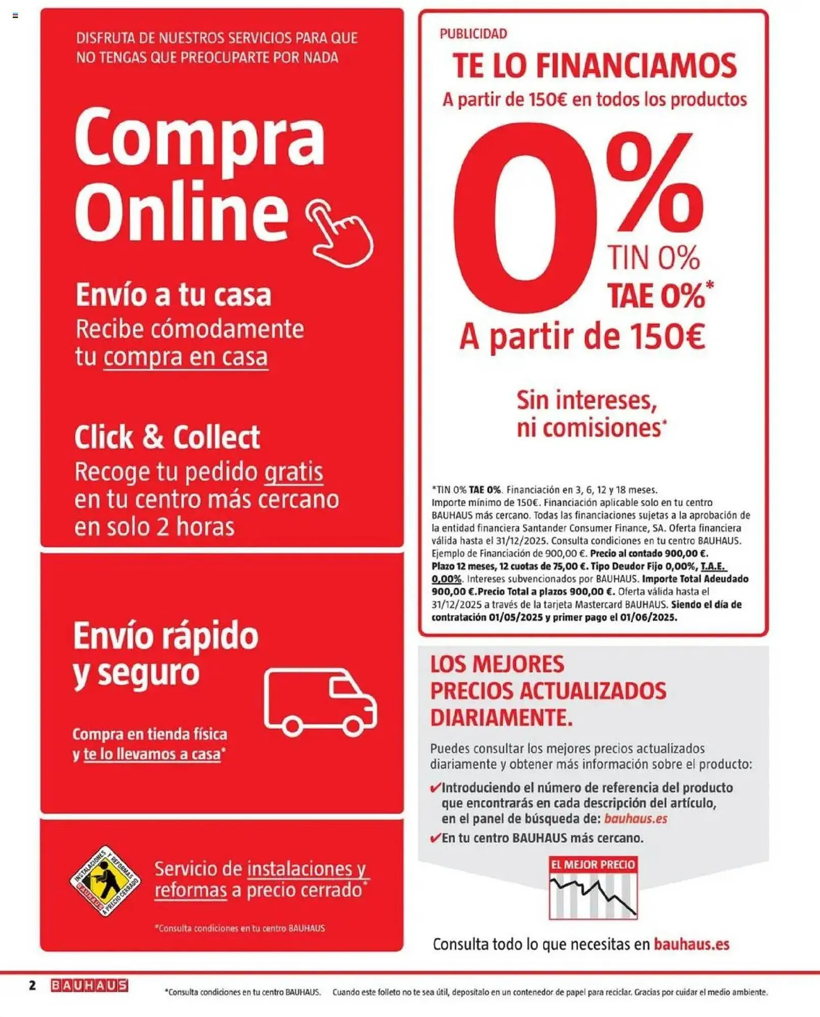 Catálogo de Folleto Bauhaus 28 de mayo al 31 de julio 2025 - Página 2