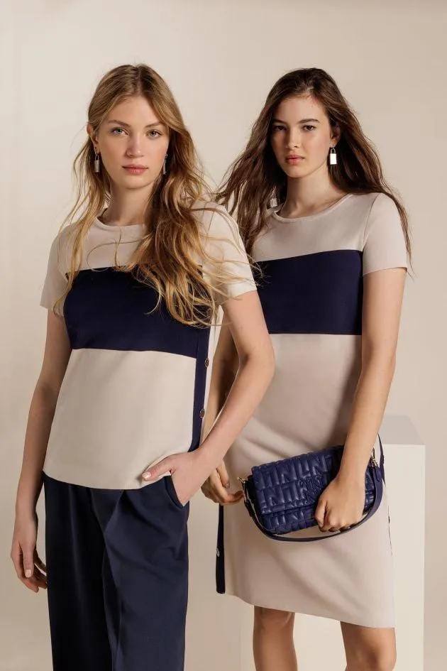 Suéter de punto intarsia