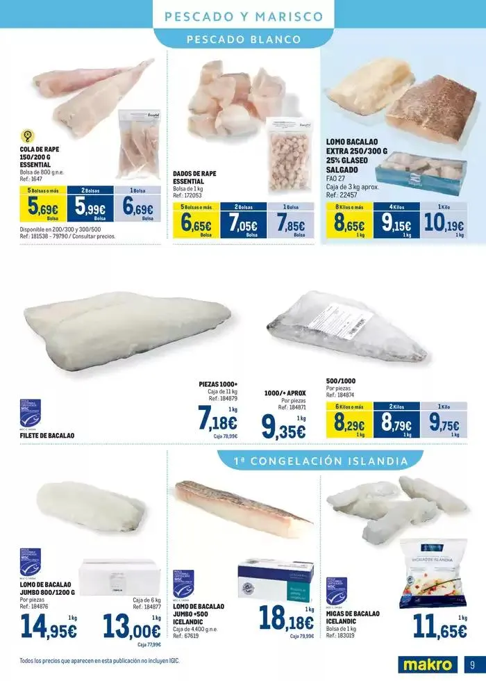 Catálogo de Especial Congelados Canarias 5 de mayo al 1 de junio 2025 - Página 9