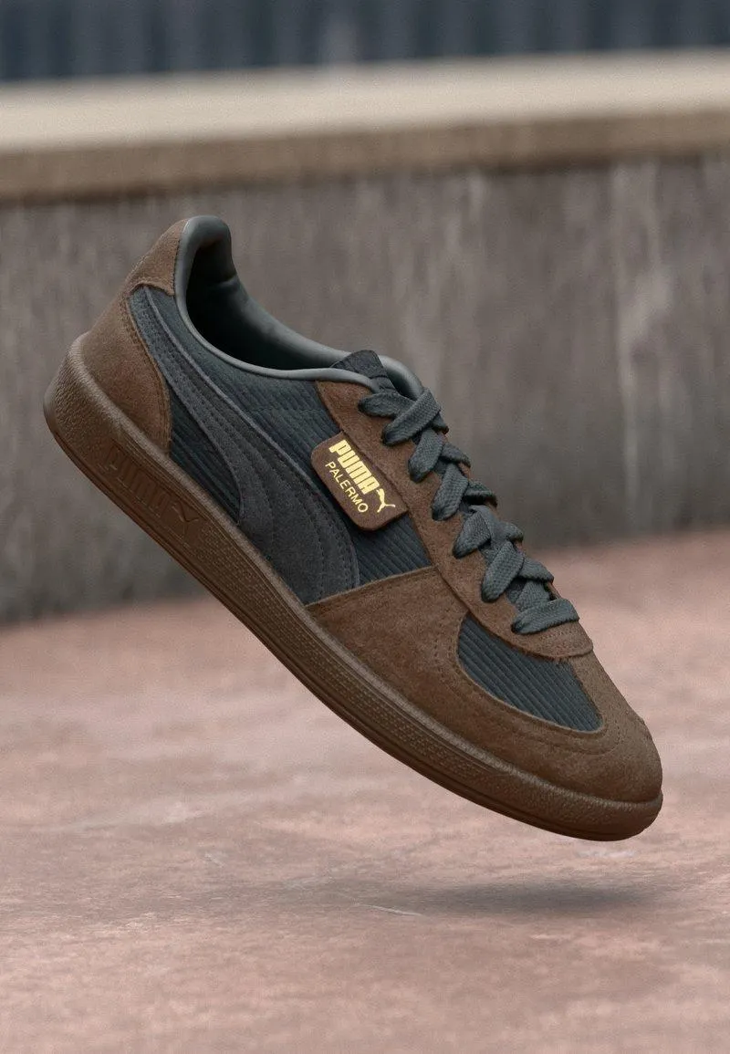 PALERMO CORDUROY UNISEX - Zapatillas - dusky gray/flat bronze/gold-coloured