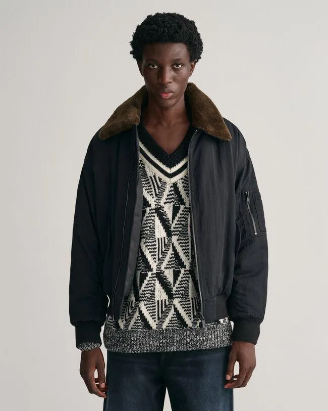 Chaqueta bomber aviador