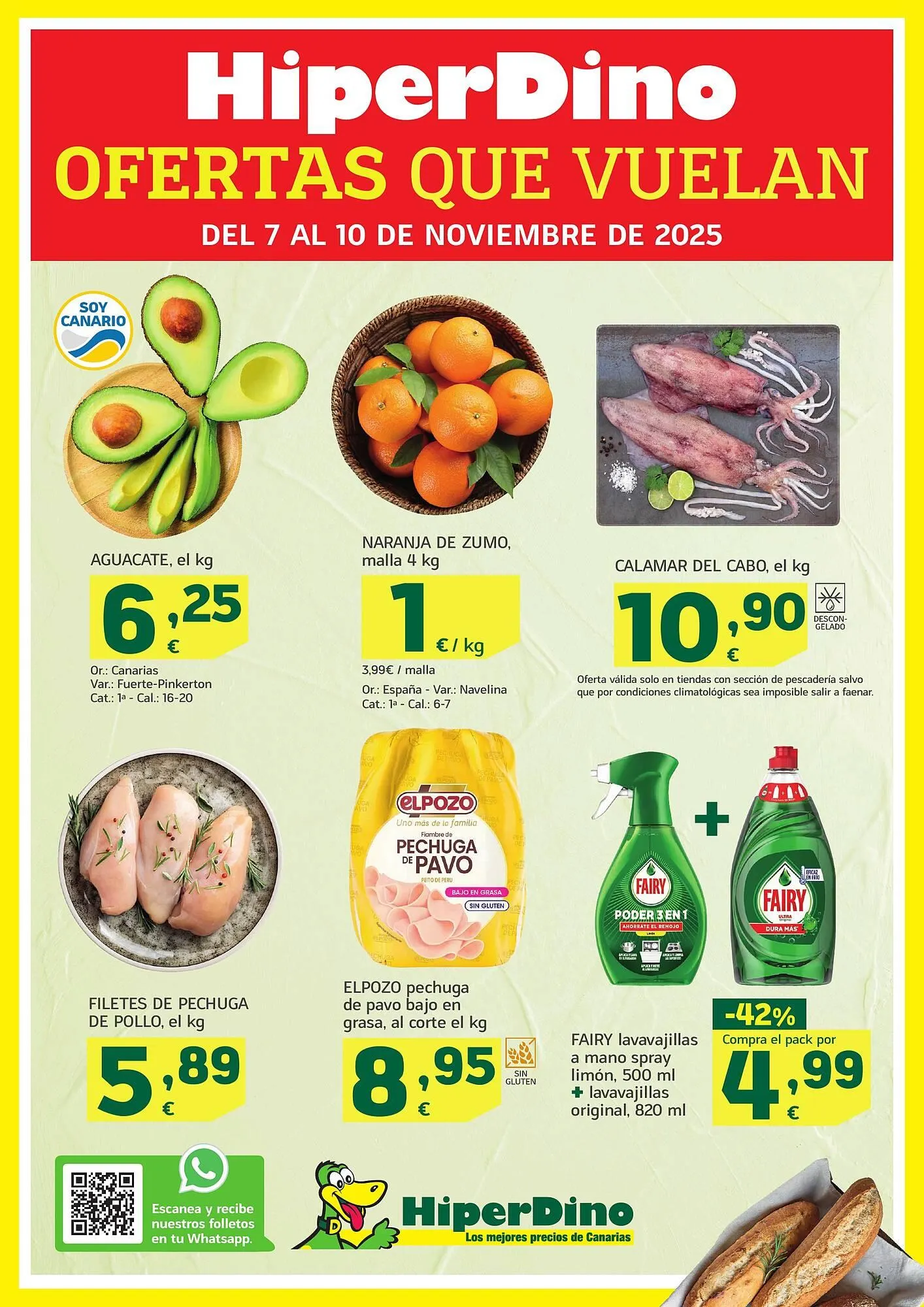 Catálogo de Folleto HiperDino 7 de noviembre al 10 de noviembre 2025 - Página 1