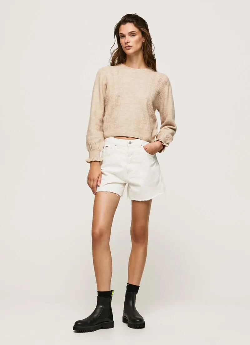 JERSEY CUELLO REDONDO CALADO