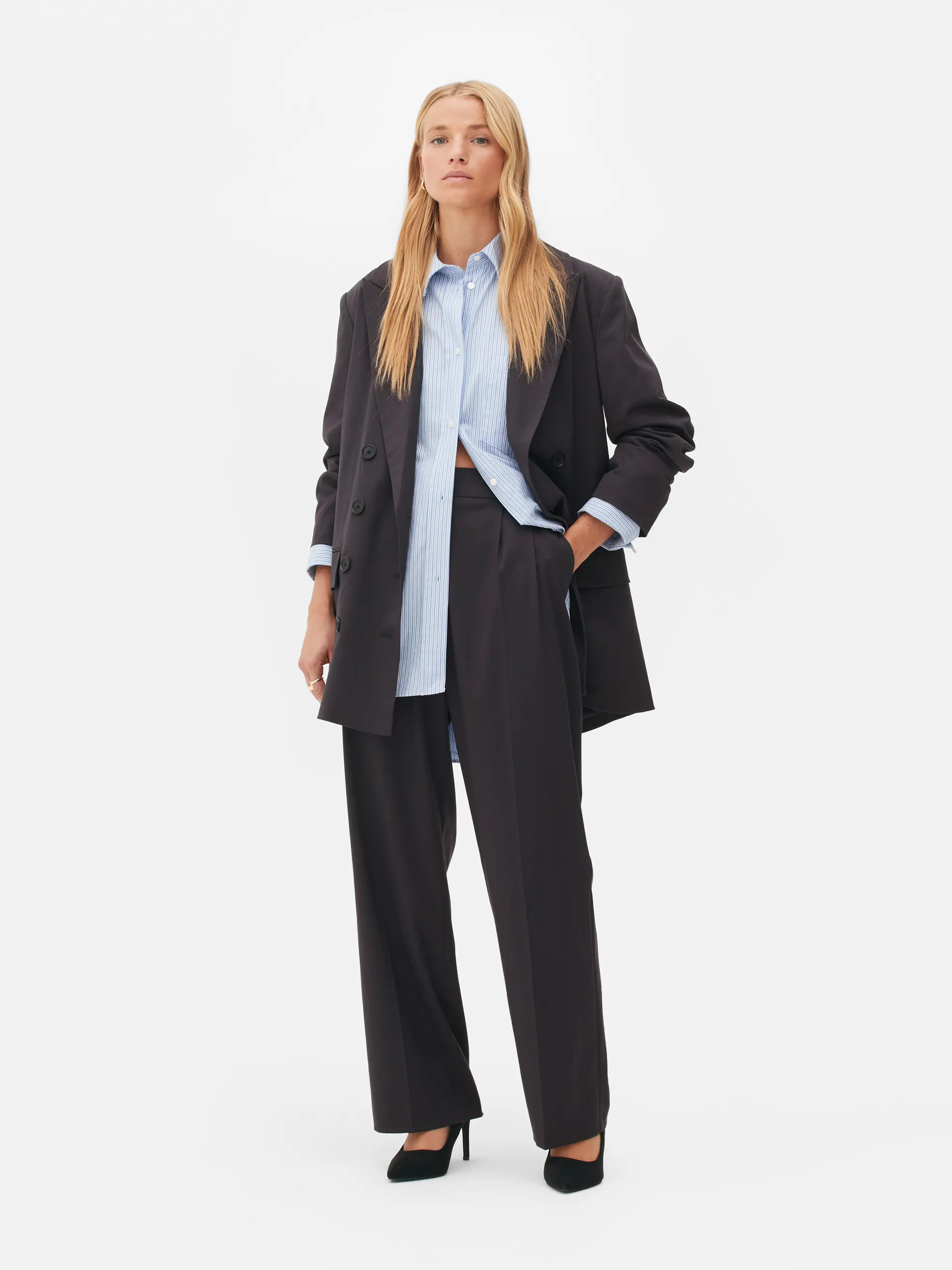 „The Edit“ Anzughose mit Bügelfalten