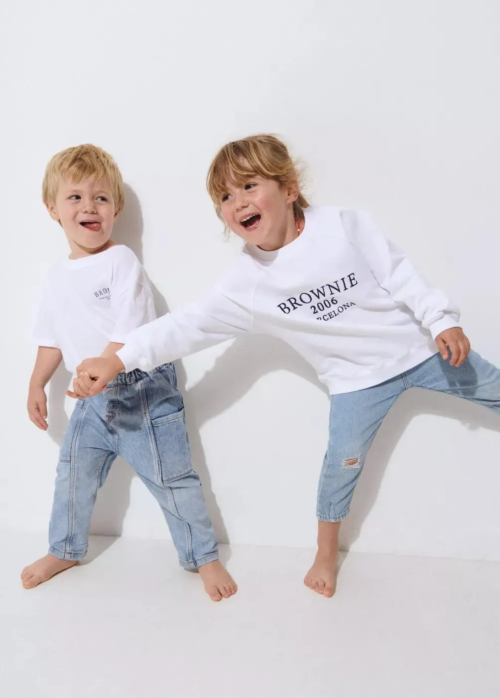 Camiseta algodón bordada kids