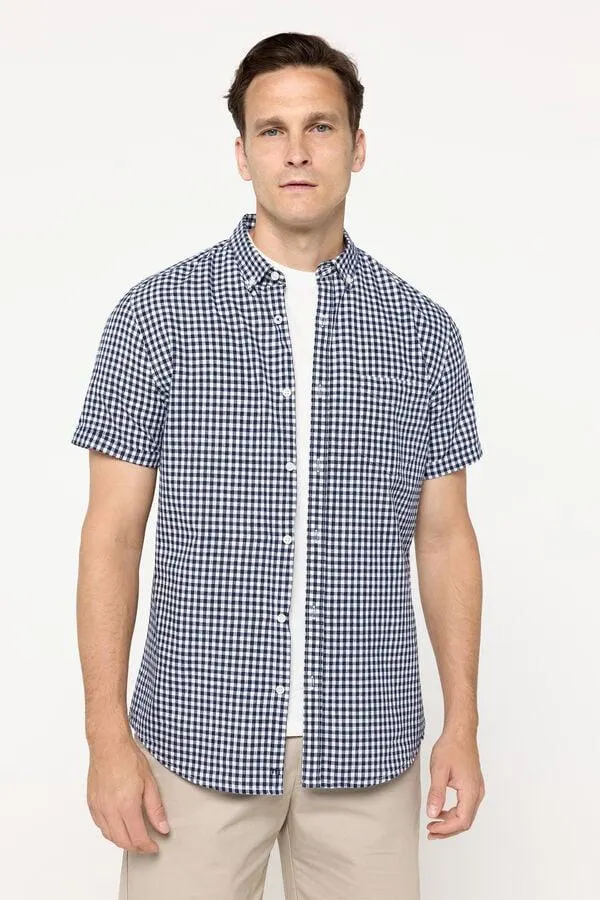 Camisa Slub Cuadros