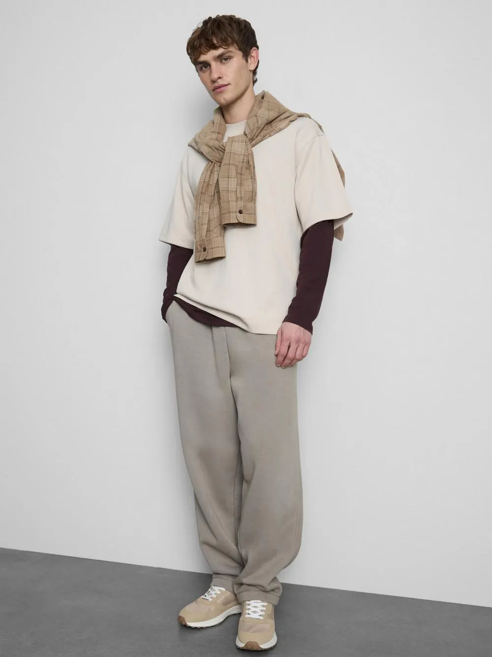 Camiseta de manga corta holgada