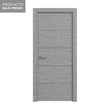 Puerta de Interior Dakar gris ceniza derecha 203x82,5 cm