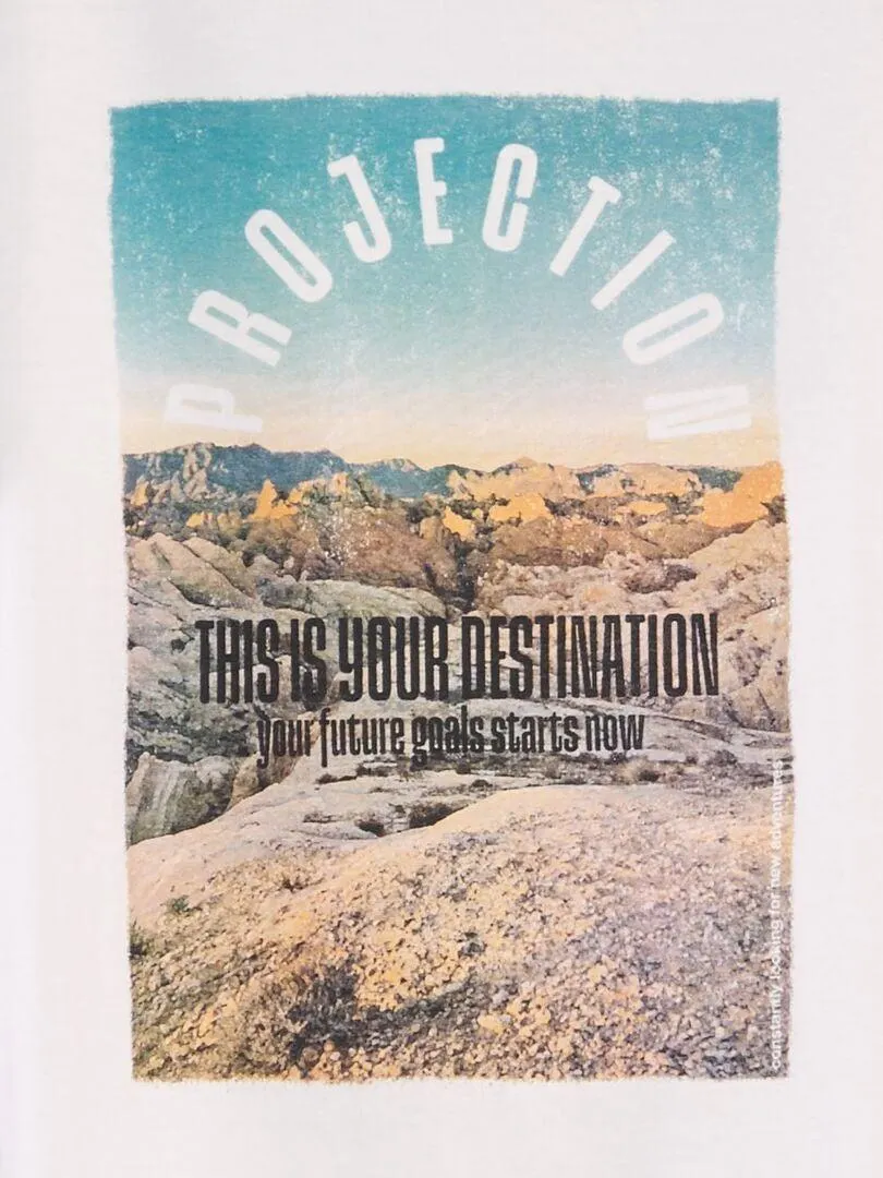 Camiseta estampada - BLANCO