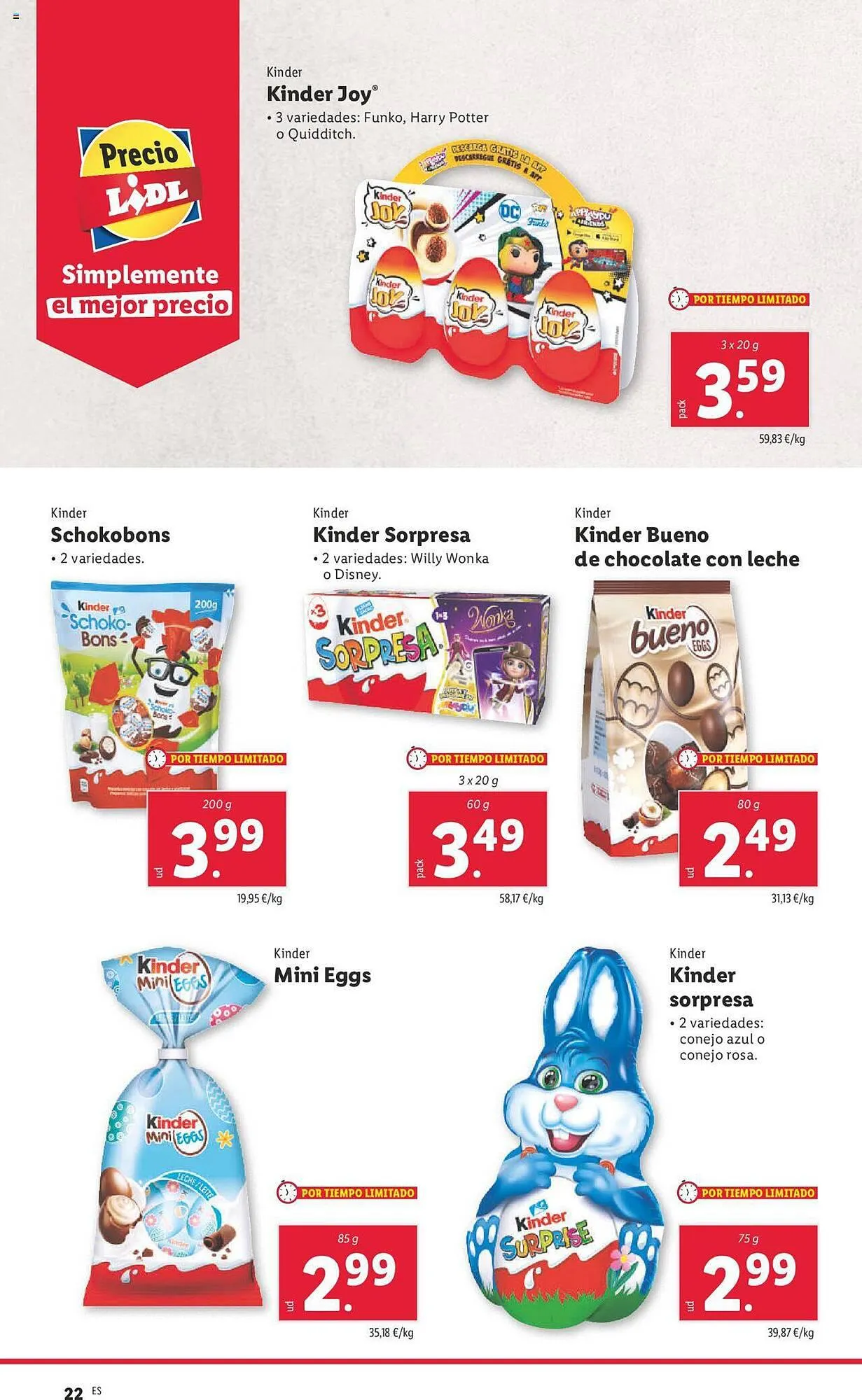 Catálogo de Folleto Lidl 4 de marzo al 10 de marzo 2024 - Página 22