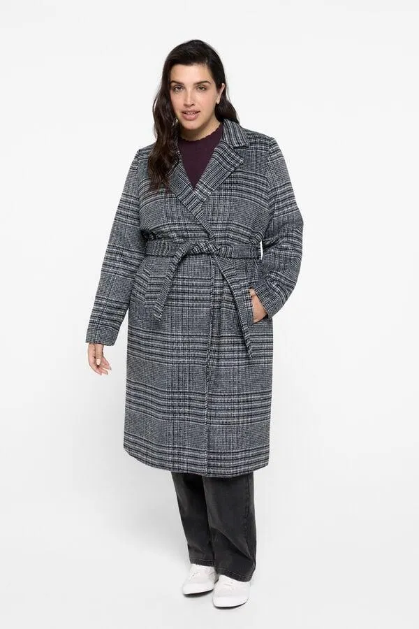 Abrigo de paño talla grande