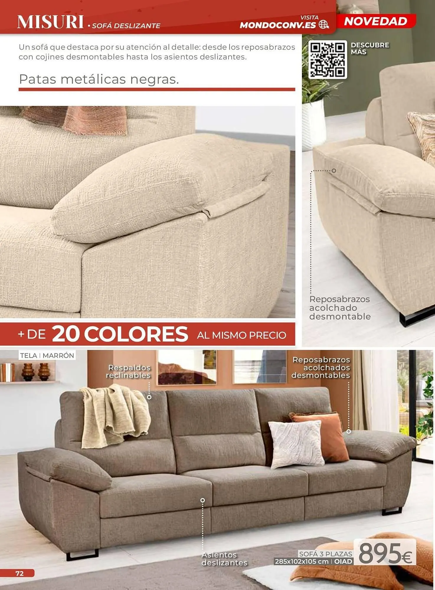 Catálogo de Catálogo Mondo Convenienza 2 de octubre al 28 de febrero 2026 - Página 74