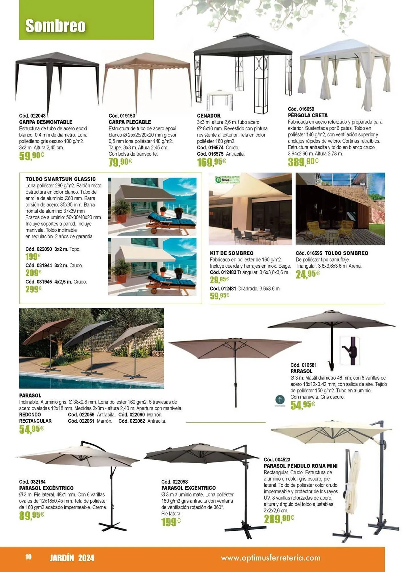 Catálogo de Folleto Optimus 21 de marzo al 31 de agosto 2024 - Página 10