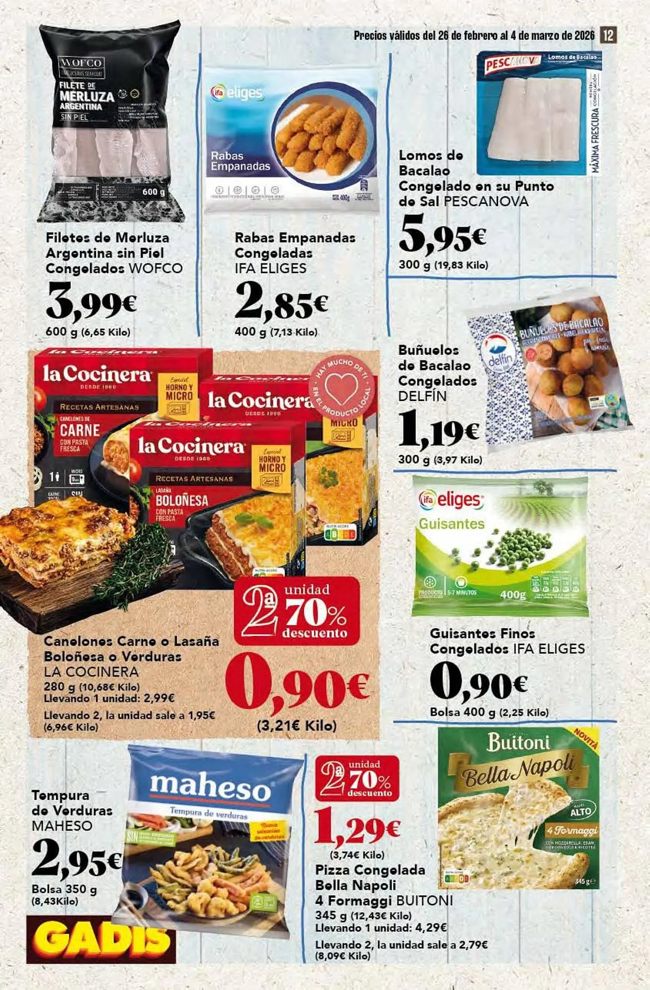 Catálogo de Folleto Gadis 26 de febrero al 4 de marzo 2026 - Página 12