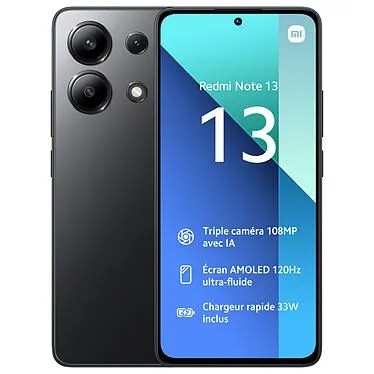 Xiaomi Redmi Note 13 4G Negro (8 GB / 256 GB)